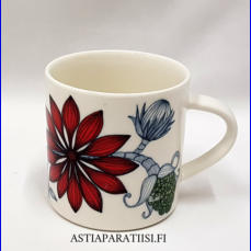 ARABIA.Runo, muki 0,35 l, "Kes�s�de" Design:Heini Riitahuhta, Tyyppi,Paratiisi (Birger Kaipiainen) , Suunniteltu vuonna 2009-2015,Kupin korkeus n.8 cm, halkaisija n.8,6 cm, 1 kpl, 124�/kpl,( Tuote nro 101 P )