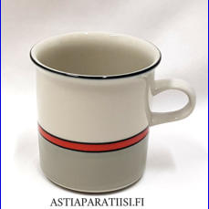 ARABIA,Aslak muki , Design:Inkeri Leivo,Suunniteltu vuonna 1964 -1990, korkeus n.8,8 cm, halkaisija n.8,2 cm, 0 kpl, ( Tuote nro 126 P )