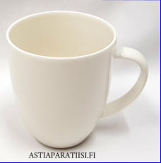 ARABIA, 24h valkoinen muki,Design:Heikki Orvola,korkeus n.9,7 cm, halkaisija n.8,3 cm, 1 kpl, 14�/kpl,( Tuote nro 212 P )