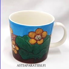 ARABIA, kukkamuki Rentukat , Design:Helj� Liukko-Sundstr�m,Valmistusvuosi 2011,korkeus n.9 cm, halkaisija n.8 cm, 1 kpl, 48 �/kpl,( Tuote nro 303 P )