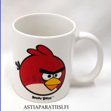 ANGRY BIRDS Red kahvimuki ,korkeus n.9,5 cm, halkaisija n.8 cm,1 kpl, 18 �/kpl,( Tuote nro 343 P )