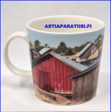 ARABIA,  muki Pid� saaristo siistin�,korkeus n.8 cm, halkaisija n. 8,4 cm,0kpl,( Tuote nro 397P)