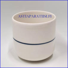 ARABIA,Space kaakaokuppi, Design:  Richard Meier.Suunniteltu vuonna 2000-2002,korkeus n.8,5 cm, halkaisija n.8 cm, 1 kpl,23�/kpl ( Tuote nro 433 P )