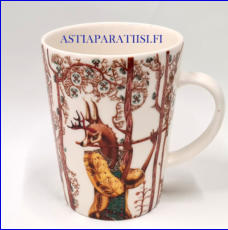 IITTALA,Tanssi muki 0,4l, Design: Heikki Orvola & Klaus Haapaniemi.Suunniteltu vuonna 2015,korkeus n.11,7 cm, halkaisija n.8,8 cm, 2 kpl,85�/kpl ( Tuote nro 435 P )