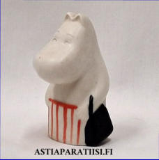 ARABIA,Muumi figuuri Muumimamma, Moomin figure Moominmamma (1990-1996),Design:Tuulikki Pietil�,Korkeus n.7,3 cm, 1 kpl,105�kpl.( Tuote nro 249M )