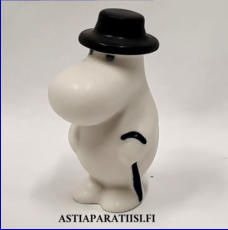 ARABIA,Muumi figuuri Muumipappa, Moomin figure  Moominpappa (1990-1996),Design:Tuulikki Pietil�,Korkeus n.8,3 cm, 1 kpl,105�kpl.( Tuote nro 248M )