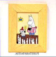 ARABIA,Muumi kehyslaatat S�hk�� ilmassa Nro 4 ,Design:Tove slotte, Camilla Moberg,Valmistettu1991-94-luku,Mitat n. 16 x 13 cm kehysmitta,0 kpl,( Tuote nro 261M )