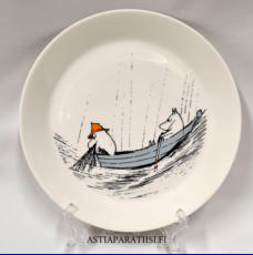 ARABIA,Muumi matala lautanen Alkuper�� kunnioittaen ,Moomin Plate, True to His Origins (2017-),Design:Tove Slotte-Elevant,halkaisija n. 19,5 cm, 0 kpl,( Tuote nro 297M )'
