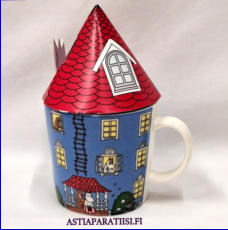 ARABIA,Muumimuki Muumitalo,Moomin Mug, Moominhouse (2015-),Design: Tove Slotte-Elevant,Korkeus n. 8 cm, halkaisija n. 8 cm, 0kpl,( Tuote nro 128M )