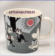 ARABIA,Muumimuki Seikkailu Muutto ,Moomin Mug, Adventure Move (2013),Design: Tove Slotte-Elevant,Korkeus n. 8 cm, halkaisija n. 8 cm, 0kpl,( Tuote nro 139M )