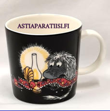 ARABIA,Muumimuki Esi-is� musta,Ancestor Moomin Mug (2016-),Design:Tove Slotte-Elevant,Korkeus n. 8 cm, halkaisija n. 8 cm, 0 kpl, ( Tuote nro 167M )