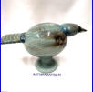 IITTALA, Pulu / Pigeon 2008 ,Design:Oiva Toikka Nuutaj�rvi,Signeerattu / Signature,mitat n.31 cm x 16,5 cm,1kpl,1150,00� ( Tuote nro / Item #104T)