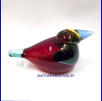 IITTALA, Kuningatarkalastaja Lasilintu / Queen Fisher Bird,Year, 2005-2007 ,Design: Oiva Toikka Nuutaj�rvi,Signeerattu / Signature,II kakkoslaatu,mitat n.16,5 cm x 8,5 cm, 0kpl, ( Tuote nro / Item #107T)