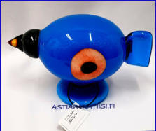 IITTALA,Turkinkana Vuosilintu 2005 /Turkey fowl, Annual Art Bird 2005,Design:Oiva Toikka,Nuutaj�rvi,Signeerattu / Signature, n. 11,5cm x 9cm , 1kpl,,470� ( Tuote nro / Item #108T)