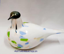 IITTALA,vuosilintu / Annual Bird 2014,Alder Thrush , Design: Oiva Toikka,Nuutaj�rvi,Signeerattu / Signature, n. 20,5cm x 10,5cm,1kpl,380� ( Tuote nro / Item #118T)