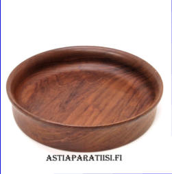 TEAK/TIIKKI,Salaattikulho vintage,Mitat: Halkaisija n. 28,5 cm, Korkeus n. 6 cm,1kpl,45�/kpl,( Tuote nro / Item #122PU )