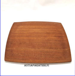 TEAK/TIIKKI,Shigemichi Aomine 1960-luvun japanilainen tiikist� valmistettu tarjotin Vintage,Mitat: Halkaisija n. 31,5 cm X31,5 cm, 1kpl,65�,( Tuote nro / Item #140PU )