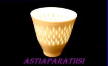 ARABIA,  riisiposliini kuppi,Design:Friedl Holzer-Kjellberg, korkeus noin 8,3cm,1kpl,65�