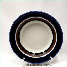 ARABIA,Saara syv� ruokalautanen,Design:Anja Jaatinen-Winquist, Valmistettu vuonna 1971-76,halkaisija.n.20 cm, 12 kpl,22�/kpl ( Tuote nro 118R )
