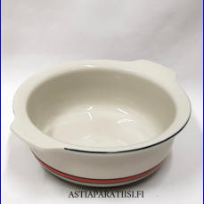 ARABIA, Aslak Tarjoilukulho / Murokulho ,Design:Inkeri Leivo (koriste), Ulla Procope (malli).Tuotannossa 1990-1995,Korkeus n. 5,5 cm, leveys n. 14 cm,0 kpl,( Tuote nro 267R )