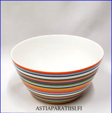 IITTALA,Origo iso Murokulho / j�lkiruoka- / tarjoilukulho,Design: Alfredo H�berli,Korkeus n. 7 cm, leveys n. 14 cm,1 kpl, 24 �/kpl ( Tuote nro 294R )