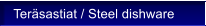 Ter�sastiat / Steel dishware