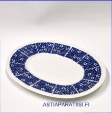 ARABIA, "Pitsi" Soikea lautanen,Design:Raija Uosikkinen,halkaisija.n.18cm X14,5cm cm, 1 kpl, 16�( Tuote nro 121R )
