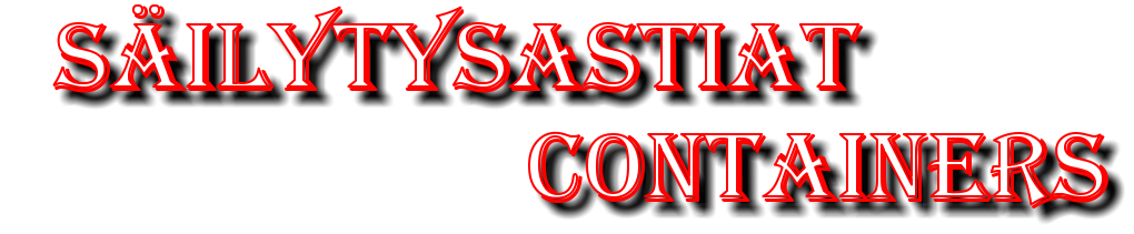 S�ilytysastiat                       Containers