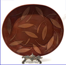 ARABIA, taidekeramiikka vati Syksy,Design:Pekka Paikkari. Vuosi, 2010,signeerattu,mitat leveys n. 42 cm x 36,5 cm, 245� ( Tuote nro / Item #110F )