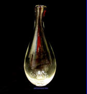 IITTALA,Taidelasi pullo   Soodakupla,Design: Kaj Franck,korkeus n.23 cm, leveys n. 8,5 cm,1kpl,200�  