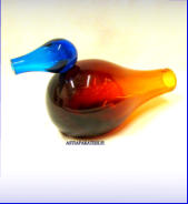 IITTALA,Lasilintu, Design :Giorgio Vigna,Korkeus 12 cm, pituus nokasta pyrst��n 23 cm,1KPL,650�
