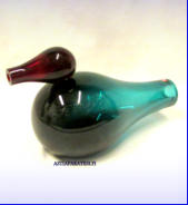 IITTALA,Lasilintu, Design :Giorgio Vigna,korkeus 12 cm, pituus nokasta pyrst��n 22,5 cm,1KPL,650�