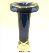 NUUTAJ�RVI,Saturnus maljakko, JN 122 ,Design:Jaakko Niemi,suunniteltu: 1962,signeerattu "J Niemi Nuutaj�rvi Notsj� 65".korkeus 20,8 cm, leveys 11,5 cm,1kpl,180�/kpl 