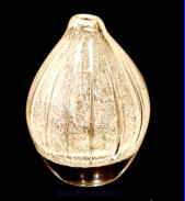 IITTALA,taidelasi soodakupla,Design:Tapio Wirkkala,Korkeus n. 11cm  Leveys n.9 cm,1kpl,210�