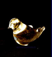 NUUTAJ�RVI, lasinen lintu, Design:Jaakko Niemi,Pituus n.8,5 cm,Korkeus n.4 cm,1kpl,70�/kpl