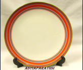 IITTALA , Origo punainen tarjoilulautanen,Design:Alfredo H�berli,Leveys 26cm,1 kpl,45�/kpl 