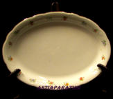 ARABIA , Siirtokuva ovaali Tarjoilulautanen, 1949-1964-luku,Mitat: 32cm x 23,5 cm,1 kpl,60�/kpl