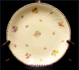 ARABIA, kukka-aihe tarjoilulautanen,1932-1949-luku,Leveys 25,5 cm,1 kpl,45�/kpl
