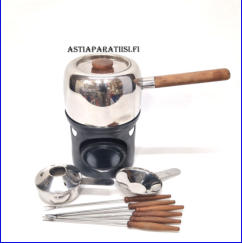 OPA,  Fondue set, Design:Timo Sarpaneva,Suunniteltu 1970, 1/setti,120�/setti,( Tuote nro 118TA)