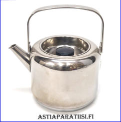OPA, Suomi-sarjaa,tee- ja vesipannu, Design:Timo Sarpaneva,Suunniteltu 1970,Korkeus, n.12,5 cm, halkaisija, n.14,5 cm,1kpl,130�/kpl,( Tuote nro 114TA )