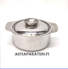 Painometalli Oy, terasKattila,Made in Finland, halkaisija,n. 13,5 cm, kork. n. 6 cm , 1kpl, 35�/kpl,( Tuote nro 132TA)