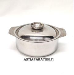 Painometalli Oy, terasKattila,Made in Finland, halkaisija,n. 16 cm, kork. n. 6 cm , 1kpl, 40�/kpl,( Tuote nro 129TA)