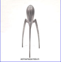Alessi Juicy Salif sitruspuristin, alumiini,Design: Philippe Starck,Korkeus,n.29,5 cm, halkaisija 12 cm,1 kpl, 65�/kpl,( Tuote nro 190TA)