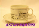 Jarolina made in Poland OLD coffee Cups BLACK AND WHITE,2KPL,12�/KPL