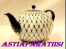 Russian Imperial Lomonosov Porcelain Hard Teapot Tulip Cobalt Net Tea Pot, Large,1kpl,220�