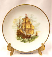 Mitterteich bavaria germany Ships Plate collection,halkaisija n.20 cm,1kpl, 20�/kpl