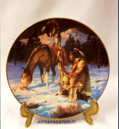 The Hamilton Collection Presents Twilight's Last Gleaming,Amerikkalainen sein�lautanen,halkaisija n.21 cm,1kpl, 45�/kpl