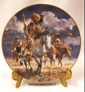 THE LIMITED EDITION OF PATH OF HIS FOREFATHERS BY HARRY SCHAARE,halkaisija n.21 cm,1kpl, 45�/kpl