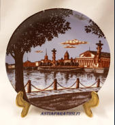 ST. Petersburg Russia,Lomonosov,sein�lautanen,halkaisija n.20 cm,0kpl,