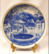 Subodh Creations, Kerkar Art Complex, Goa, sein�lautanen,halkaisija n.25,5 cm,1kpl, 40�/kpl
